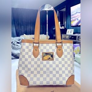 Louis Vuitton Damier Azur Hampstead